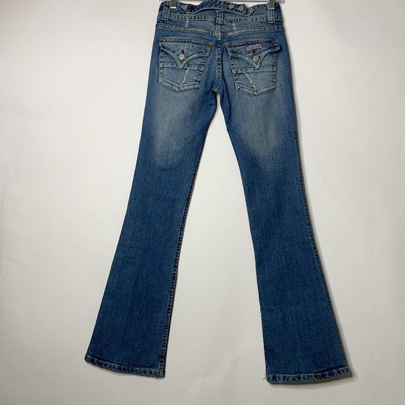 Vintage Hudson Women's Size 28 Boot Cut Blue Jeans - Picture 8 of 13